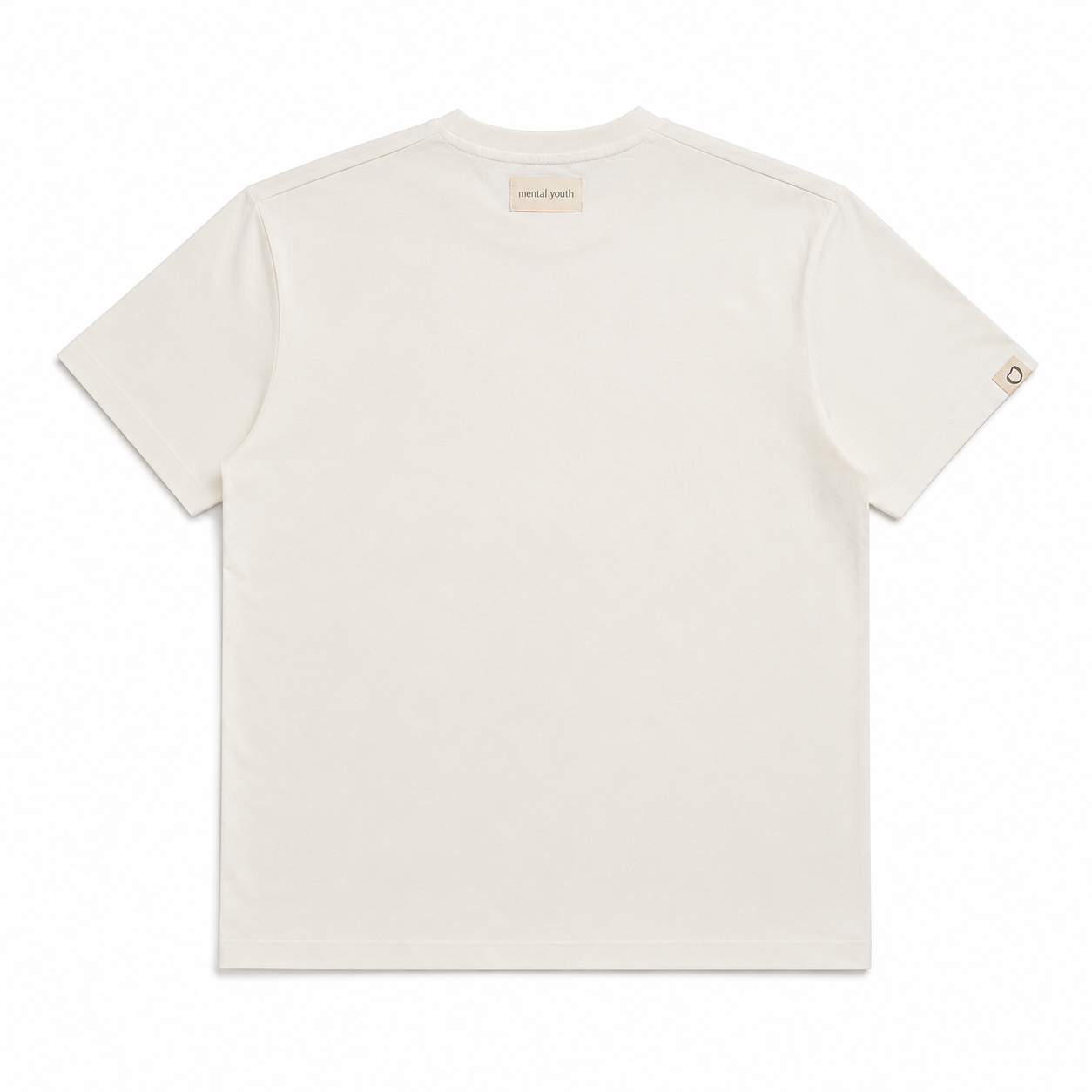 Mental Youth Pérola T-Shirt — back, ghost